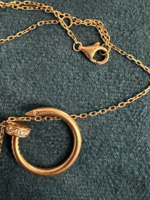 Lant original Cartier Juste un clou cu diamante