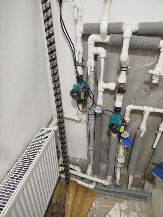 Монтаж отопления Установка котла Сантехника сантехник теплый пол