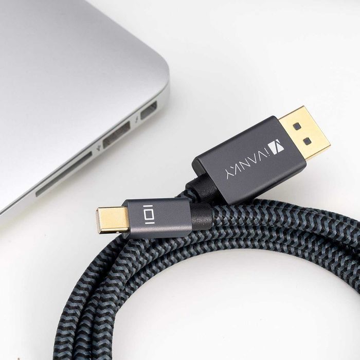Cablu IVANKY Mini DisplayPort la DisplayPort 2 metri,4K-60Hz/2K-144Hz