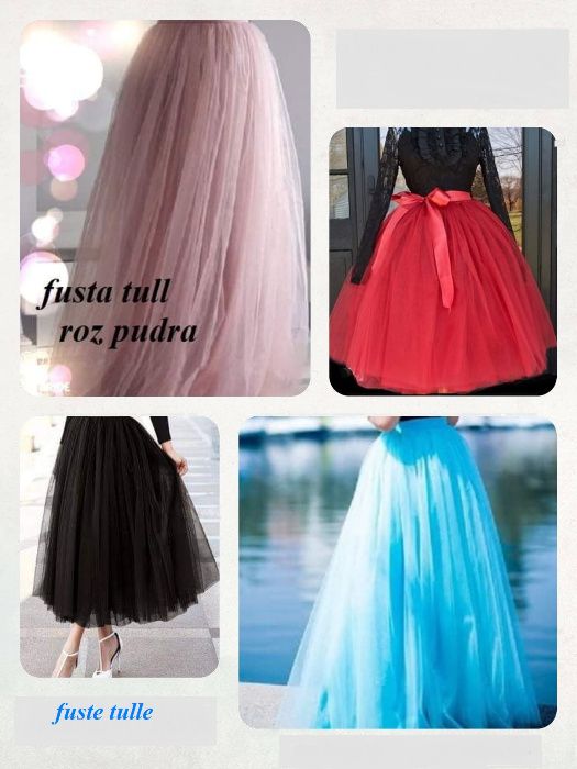 Fusta tulle roz prafuit fuste tull mama si fiica fuste tull tutu