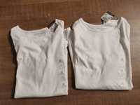 Vând 2 tricouri albe - 12 ani