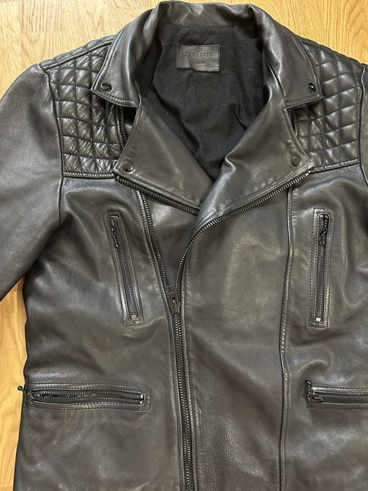 Кожено яке All Saints Conroy Kushiro XXL