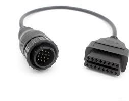 Кабел преходник-2х2WV AUDI,BMW 20, Nissan-14,Mercedes 38-14pin към obd