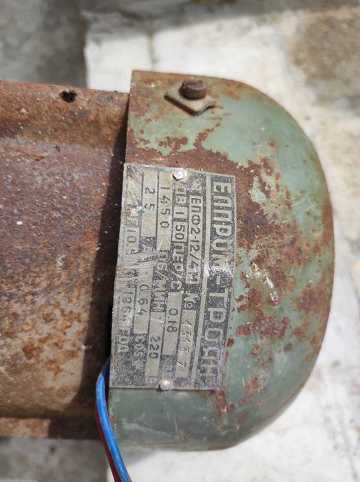 монофазен електромотор, работещ перфектно