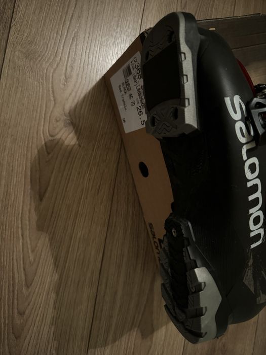 Clapari Salomon Quest AC 70 Negru/Rosu, 26.5