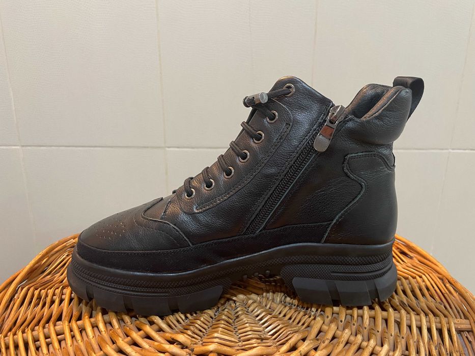 НОВЫЕ | Женские ботинки | Натуральная КОЖА | с мехом - 37,38