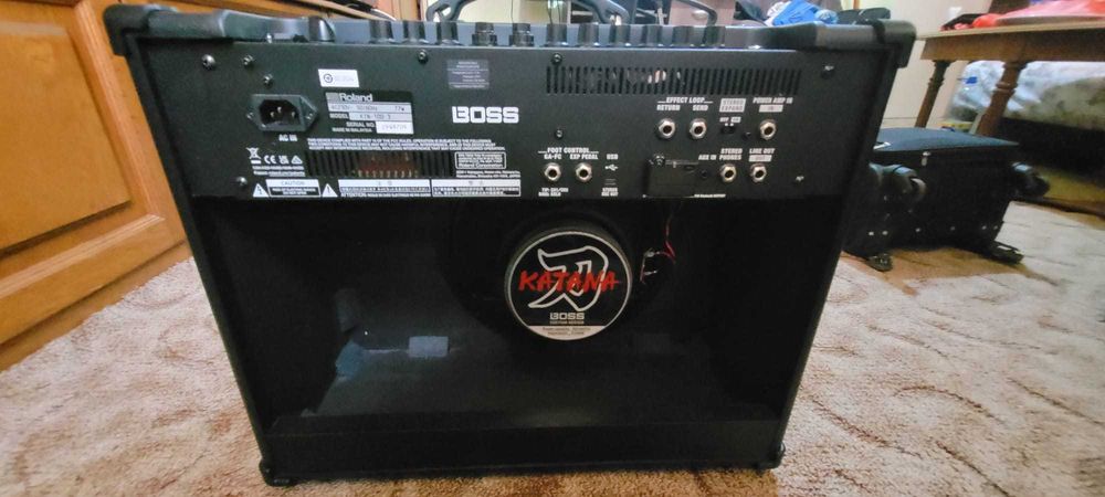 BOSS Katana 100 Gen 3 + adaptor bluetooth + cablu audio pentru chitara
