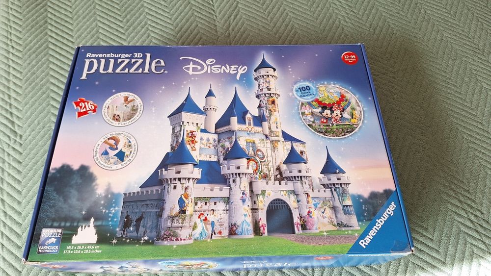 3D Пъзел Ravensburger  Дисни замък