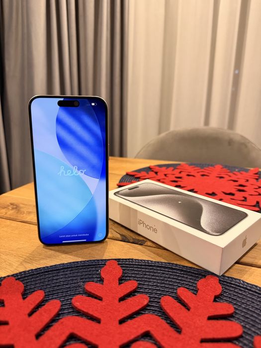 iPhone 15 Pro Max, 256 GB, Impecabil, White Titanium