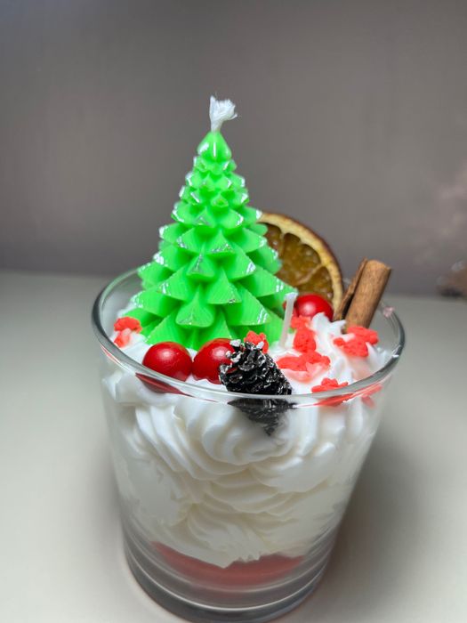 Соеви ароматни Коледни свещи