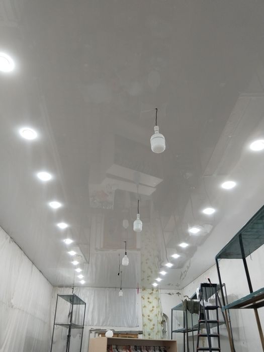 Натяжной потолок и отделочные работы, под ключ