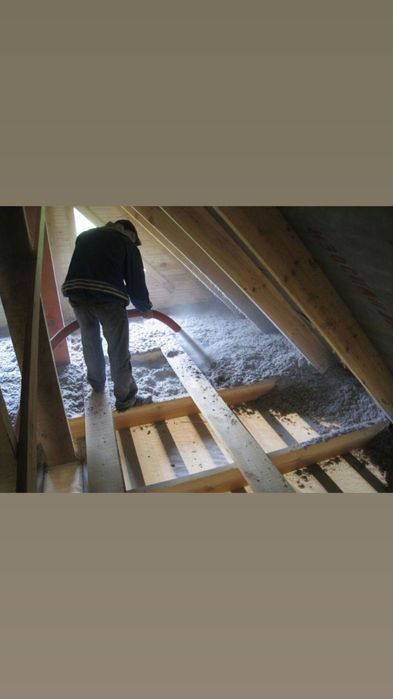 Эковата Утепление Монтаж