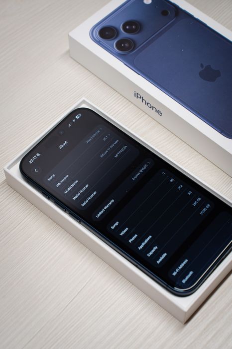 Iphone 17 Pro Max 256GB Deep Blue