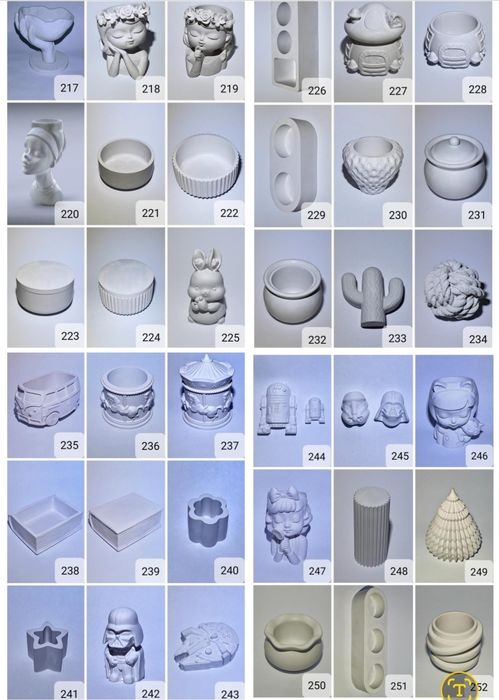 Ghivece plante suculente marturii handmade decorațiuni din ipsos