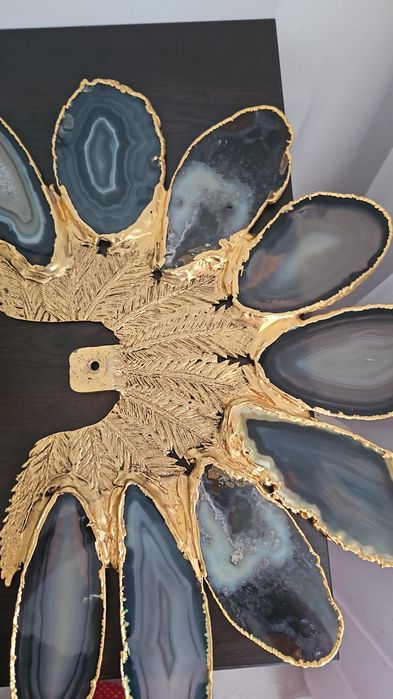 Păun cu pietre de agat