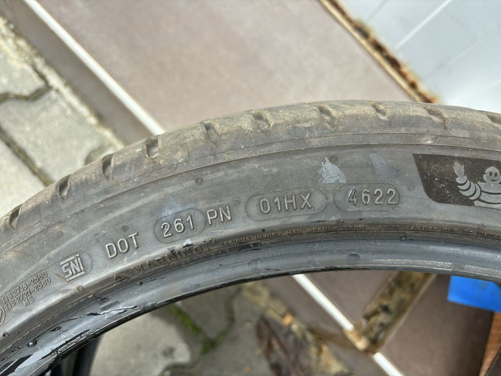 2бр Почти нови Летни Гуми Michelin 255/35/20 DOT4622