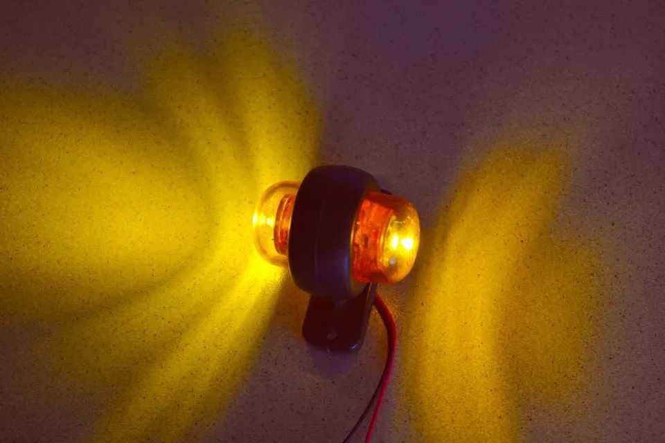 1бр. Лед LED мини рогчета светлини габарити  12-24V , 3 модела