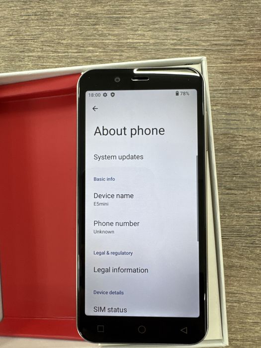 Telefon emporia E5 mini