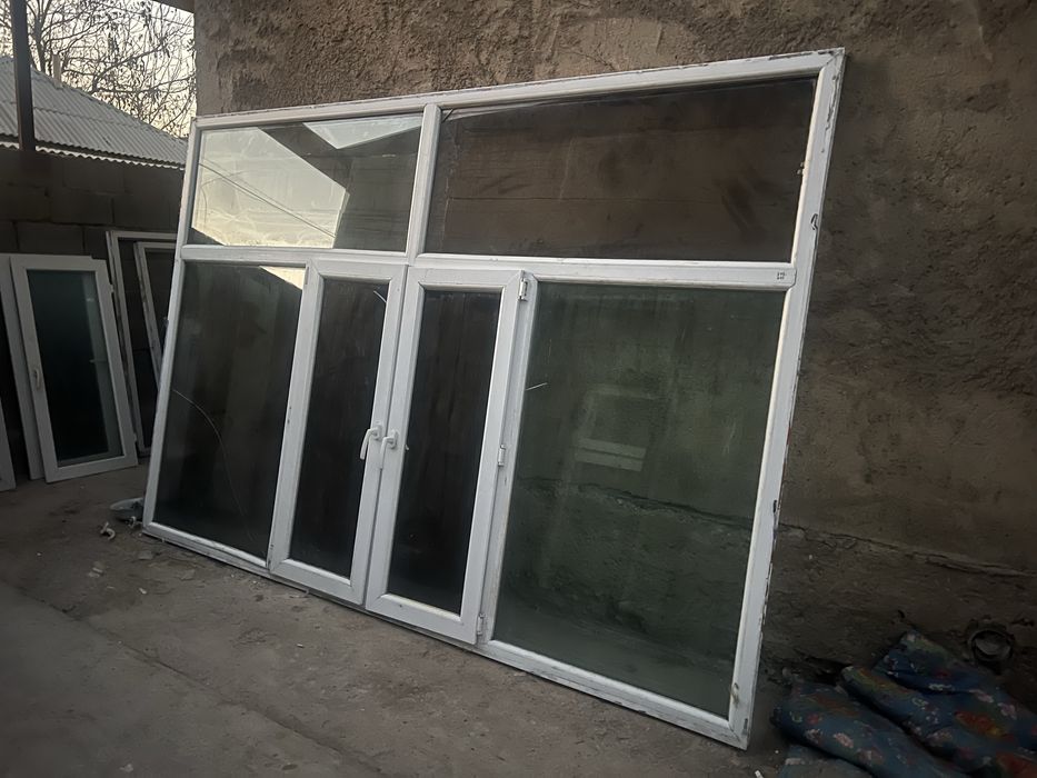 Б/У пластиковые окна,акфа терезе,пластик терезе