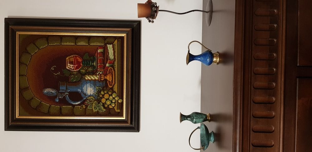 Tablou goblen Natura moarta cu sfesnic