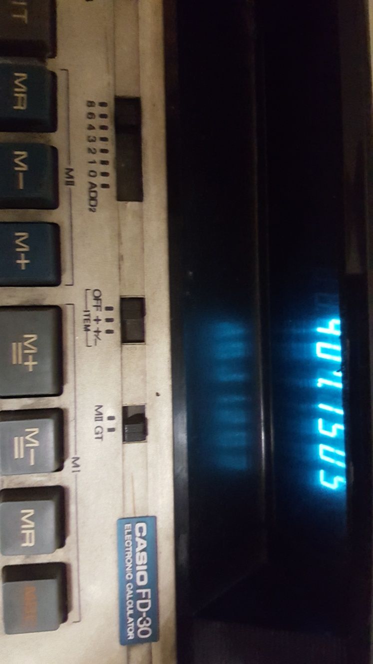 калькулятор Casio FD30