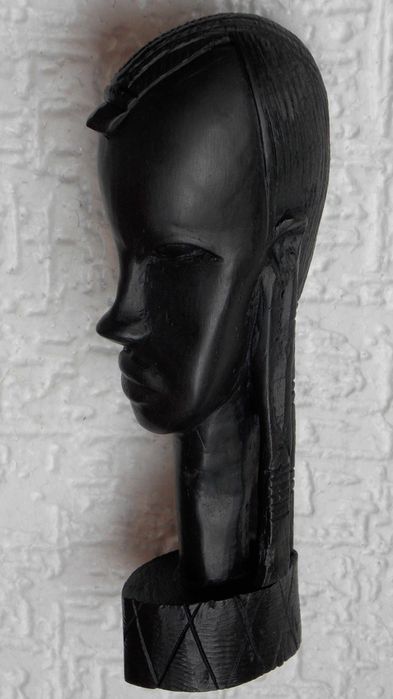 statueta sculptura lemn abanos arta africana antichitati statuie