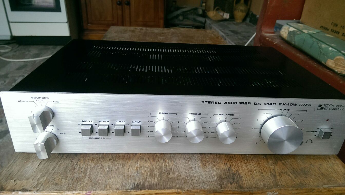 Stereo Amplifier DA 4140 2+40W RMS DINAMIC SPEAKER