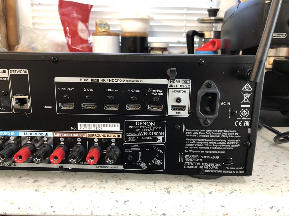 Denon AVR-X1500H Като нов