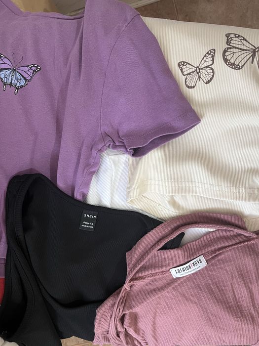 Pachet/lot 5 topuri (Fashion Nova, Pull&Bear, Shein)