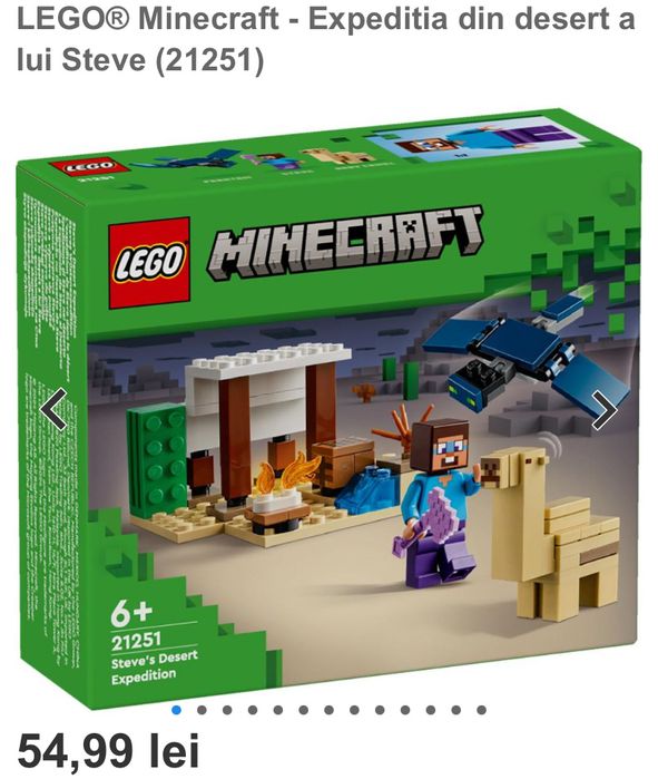 Lego Minecraft 7+ si minecraft 6+