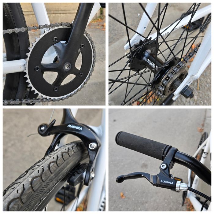 Bicicleta Fixie Single Speed Fixie INC oras (schimb cu MTB, cursiera)