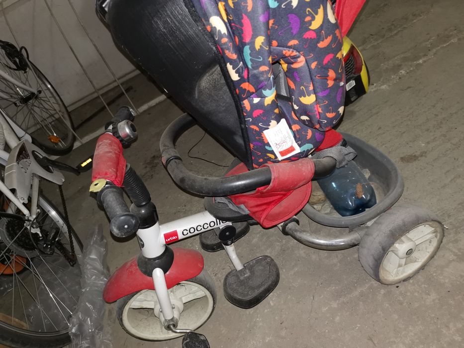 Carucioare, masinuta electrica,Mobila living+buc,etc covor etc