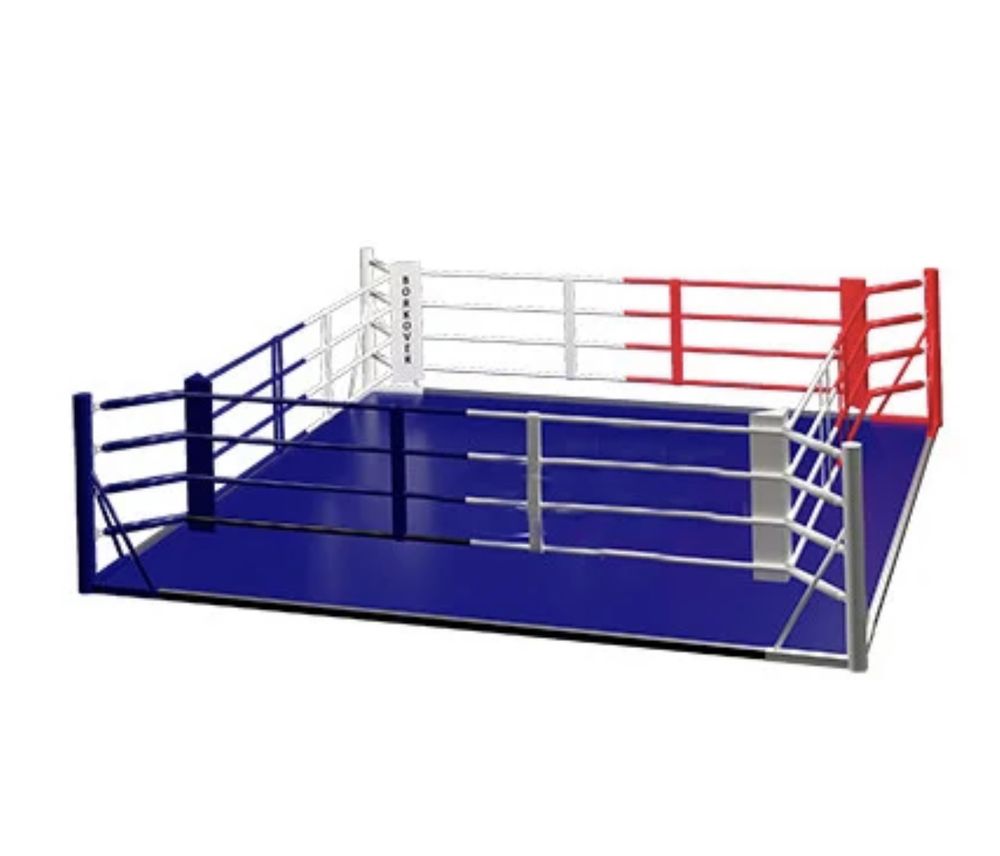Ринг боксерский на раме 6м х 6м (боевая зона 5м х 5м)  цена выгодная