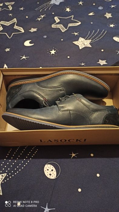 Обувки lasocki..for men! Естествена кожа!