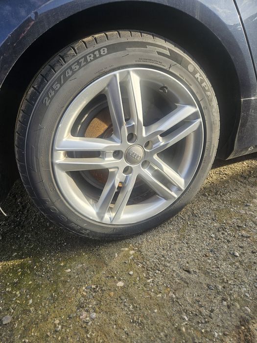 Jante R18 Audi A5 A6 A7 A4 cauciucuri vara 245 45 ZR18