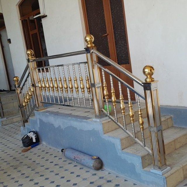 Перила из нержавейка бистро и надйожнаа