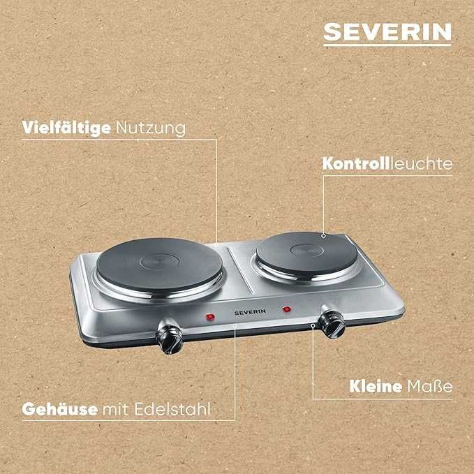 Мощен Двоен Котлон Severin DK 1014, 2500 W с Гаранция