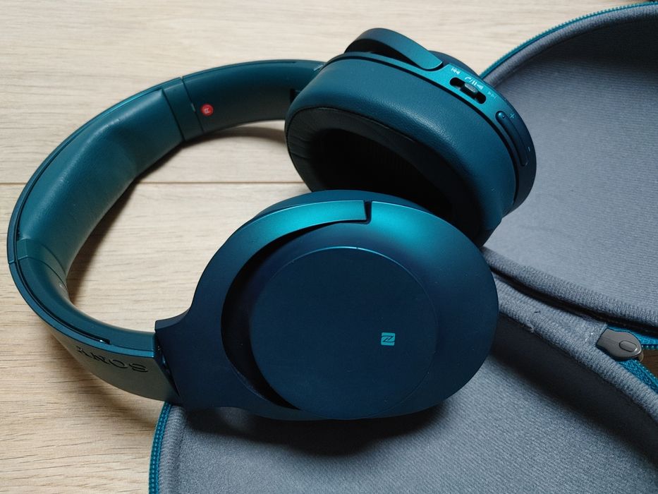 Casti Bluetooth Profesionale Hi-Res Sony MDR-100ABN Wireless ANC Noi