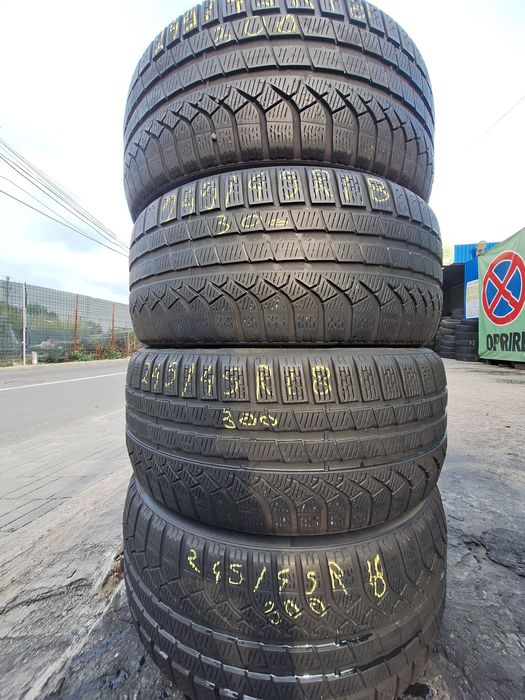 4 anvelope iarna 245/45r18 Pirelli  Montaj Gratuit