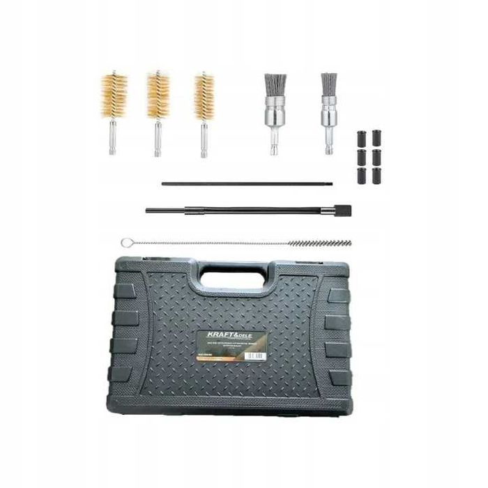 Trusa perii curatare canale injectoare bujii 14 piese (KD10048)