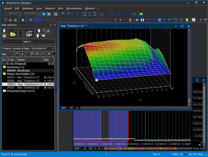 Procesam in regim fileservice file chiptuning anulari resoftari WinOLS