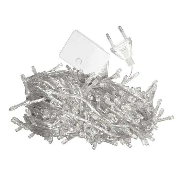 Instalatie De Craciun Multicolora, 100 L, Leduri Multicolore,Fir alb