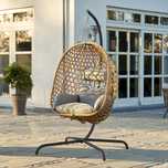 Висящ стол Cocoon 104 x 106 x 198 см с възглавници, НОВ