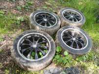 Jante aliaj bmw r20 cu anvelope 265/45/20 stare buna