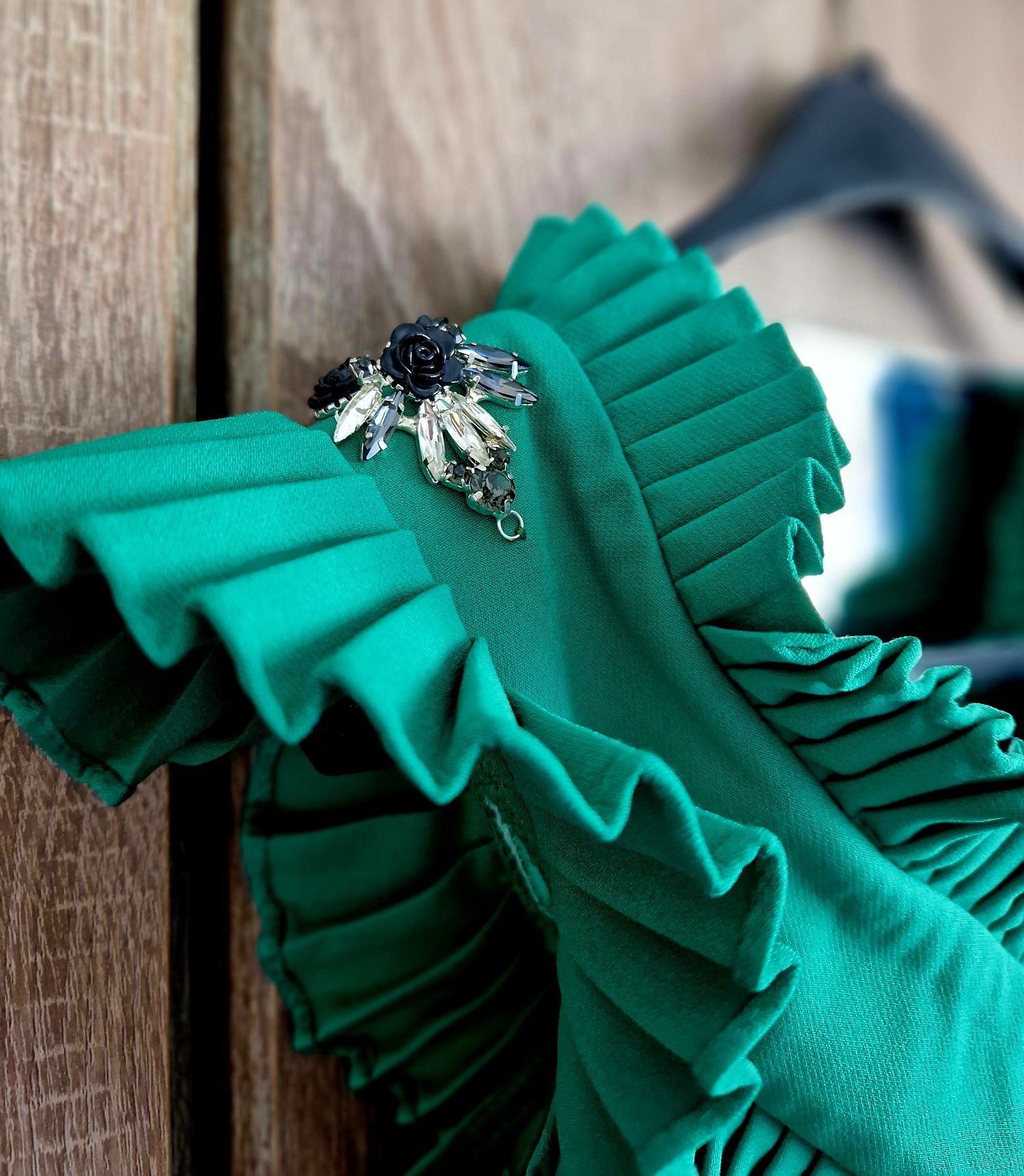 Rochie midi verde