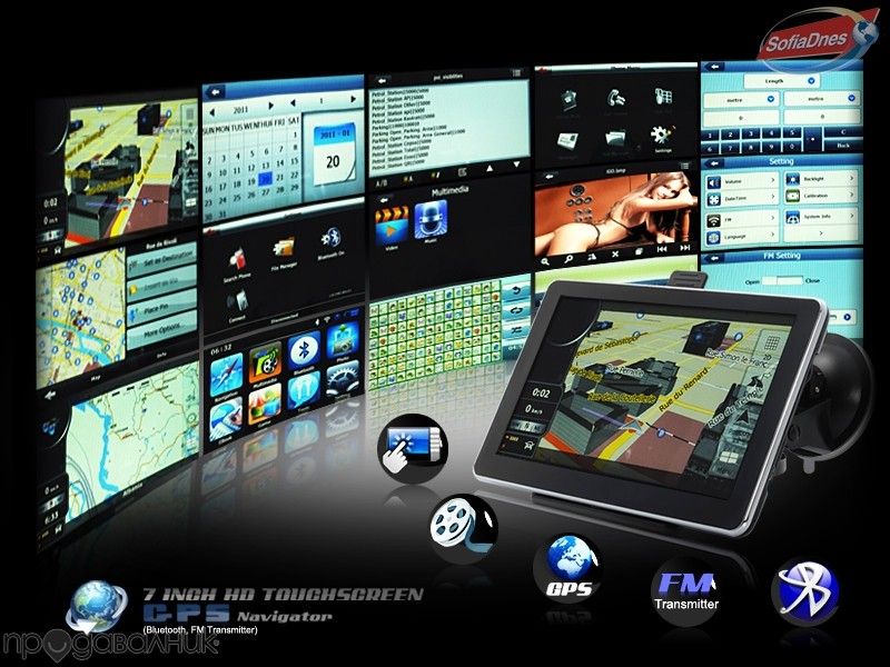 Навигация 7 инча VIVAS камион/кола