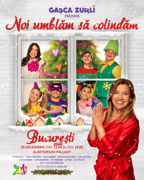 Vand 3 bilete la spectacolul gasca zurli si maya 20.12.2025