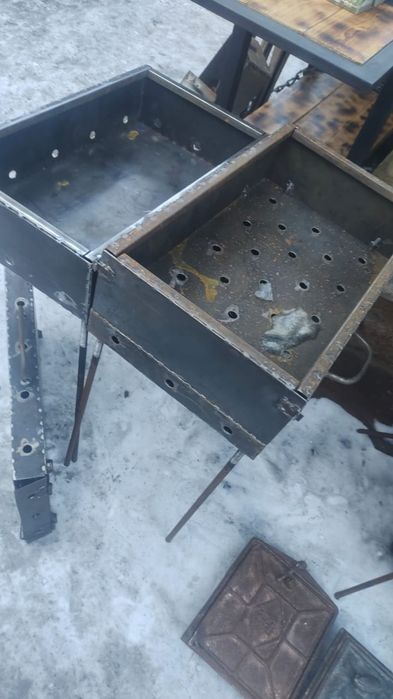 Расширитель, мангал чемодан, мангал прастой,урна,пика для качка,урна