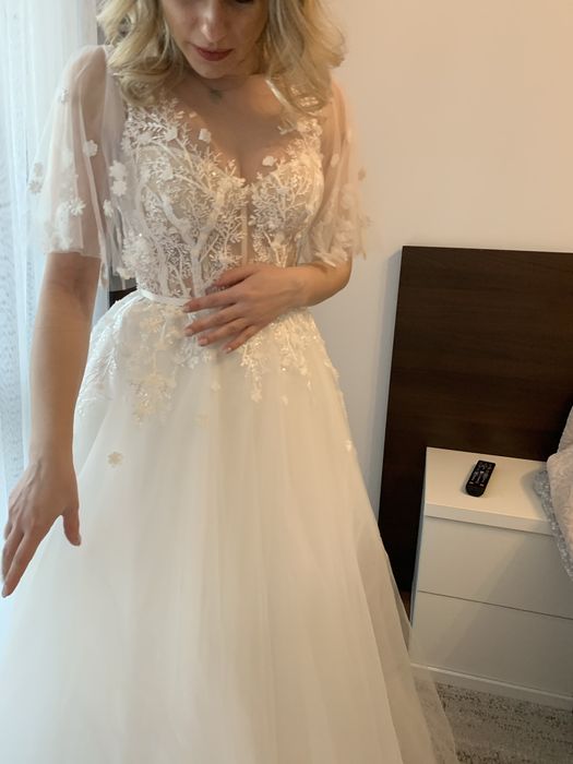 Rochie mireasa unicat (facuta la comanda), marimea S