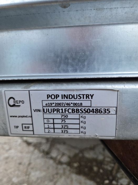 Închiriez remorca 750 kg . Punte dubla toate actele valabile.